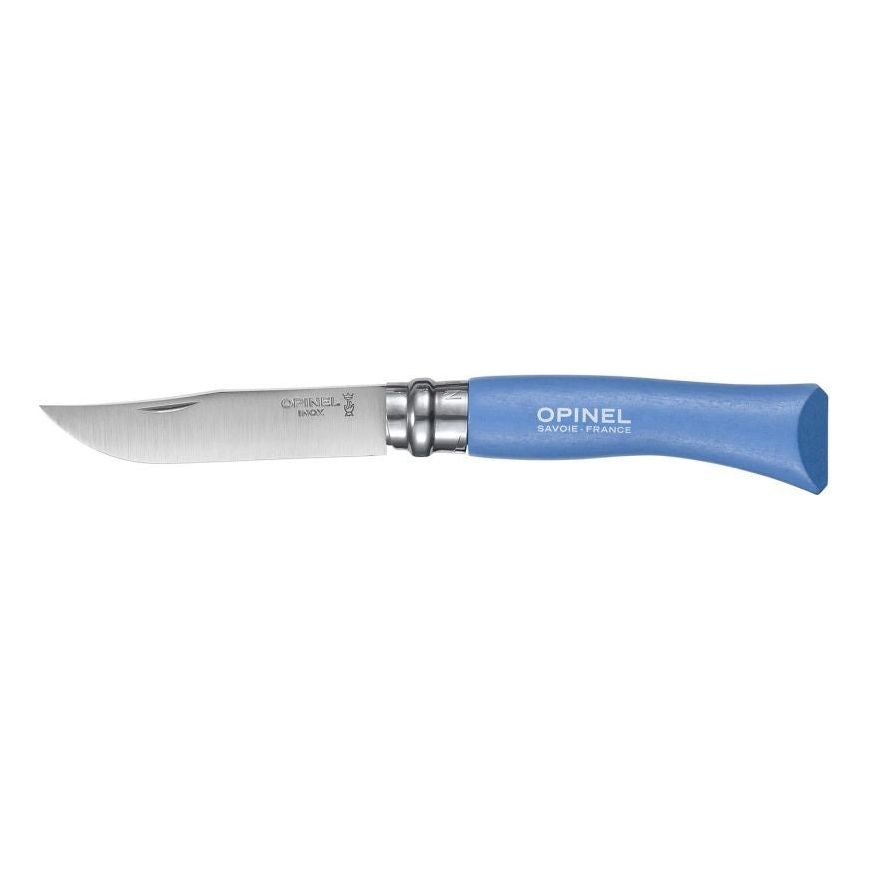 Opinel Blister N°07 acier inoxydable hêtre (disponible en 2 couleurs)