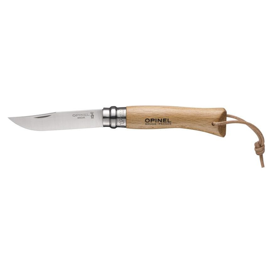 Opinel N°07 manche coloré avec lacet (disponible en 6 couleurs)