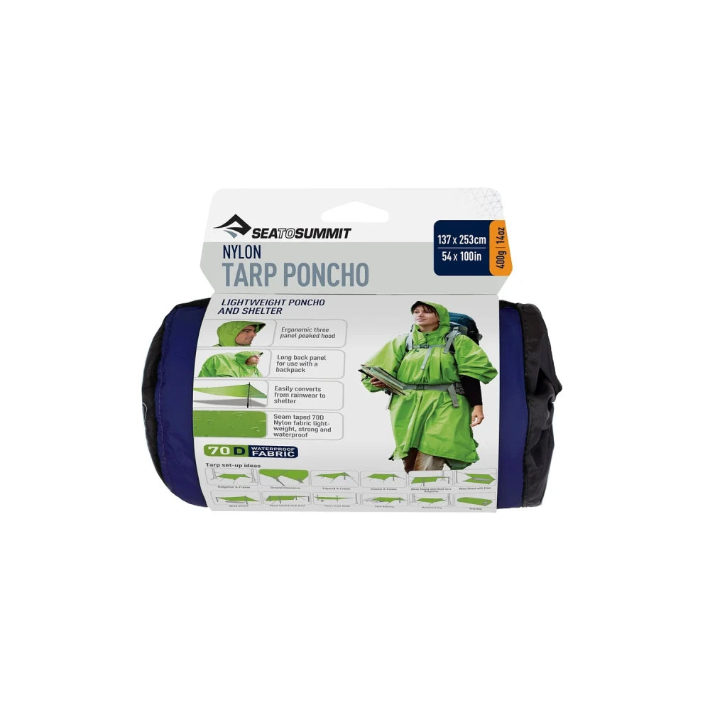 Sea To Summit poncho-tarp en nylon