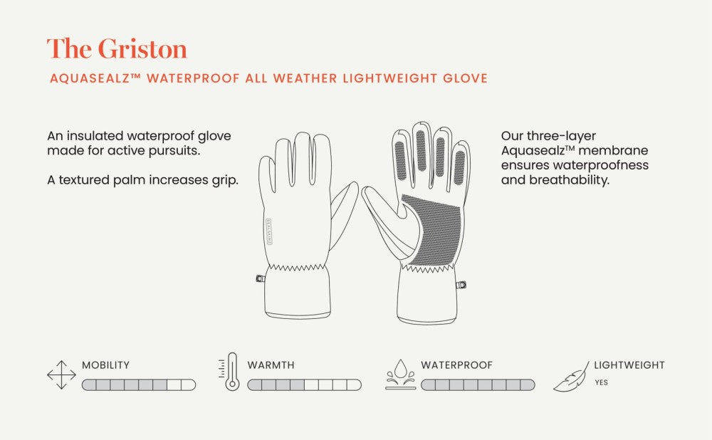 Sealskinz Griston Gant léger imperméable toutes saisons pour femme Aquasealz™