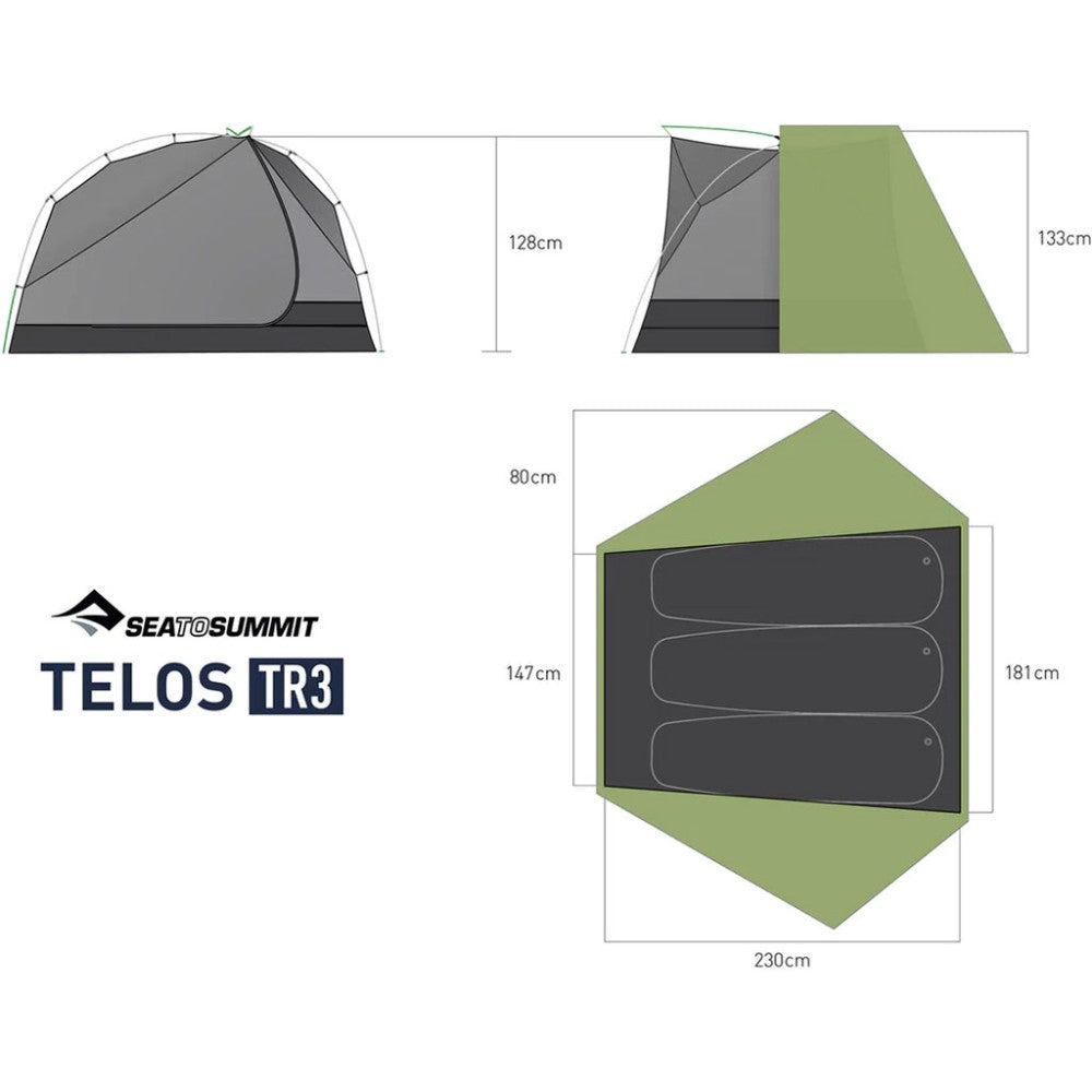 Sea To Summit Telos Evo tente – TR3
