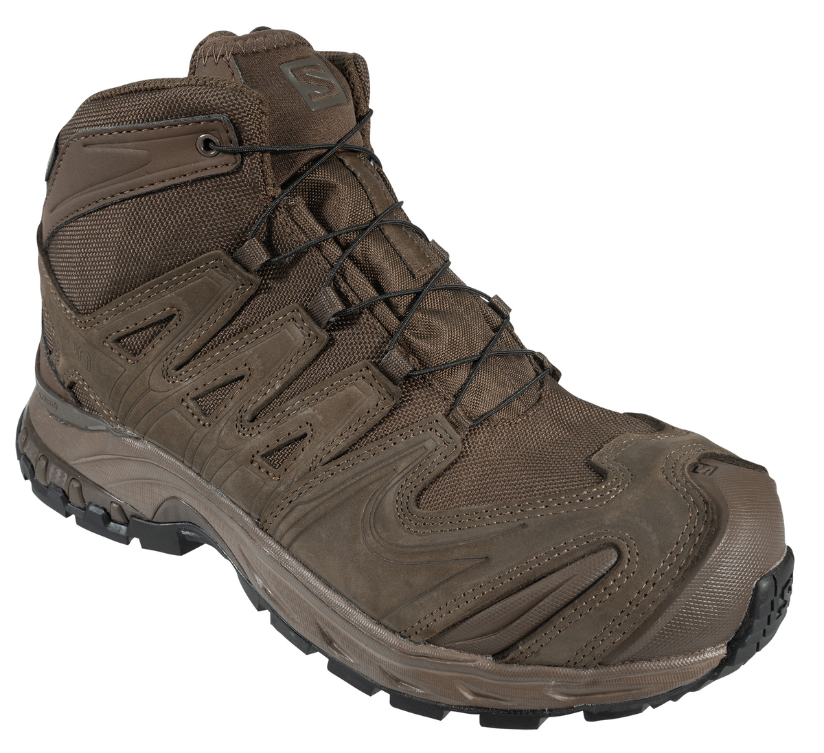 SALOMON tactical shoes XA Forces Mid GTX EN Earth brown