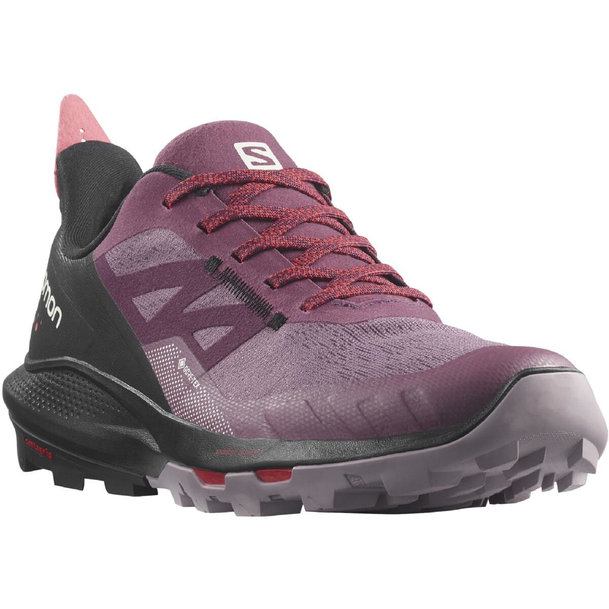 Chaussures SALOMON Outpulse GTX W violet/Noir/Rouge