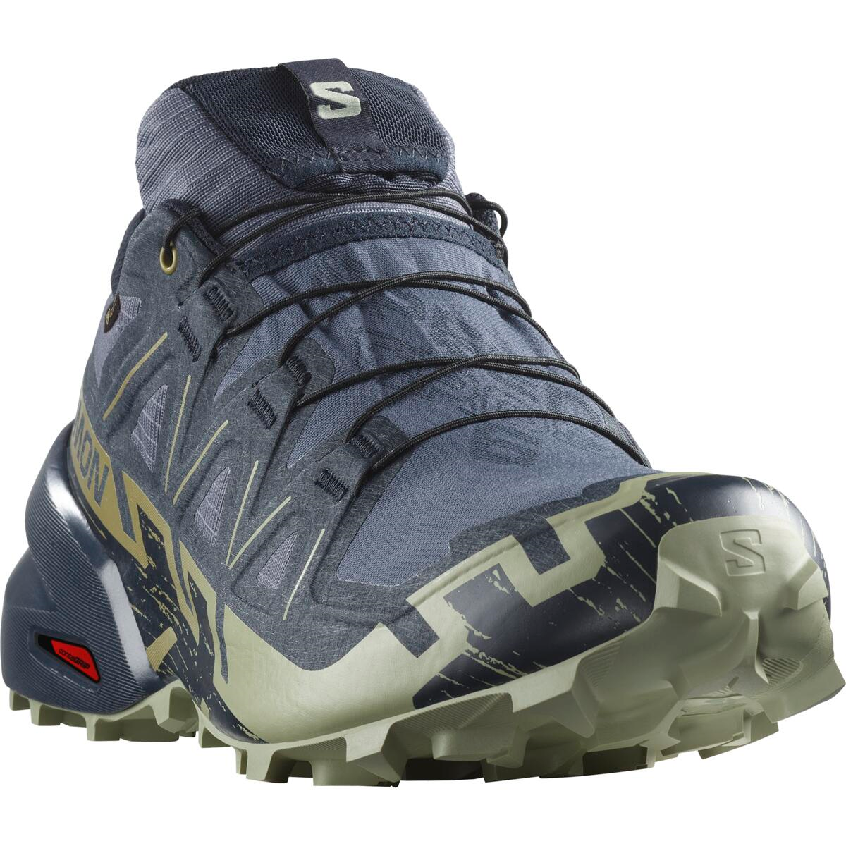 SALOMON shoes Speedcross 6 GTX dark blue/beige