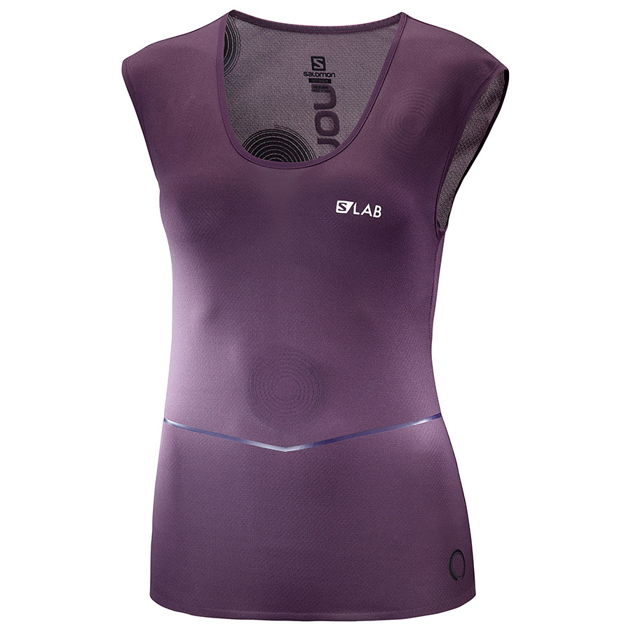 SALOMON krekls bez piedurknēm S-Lab NSO Tee W purple