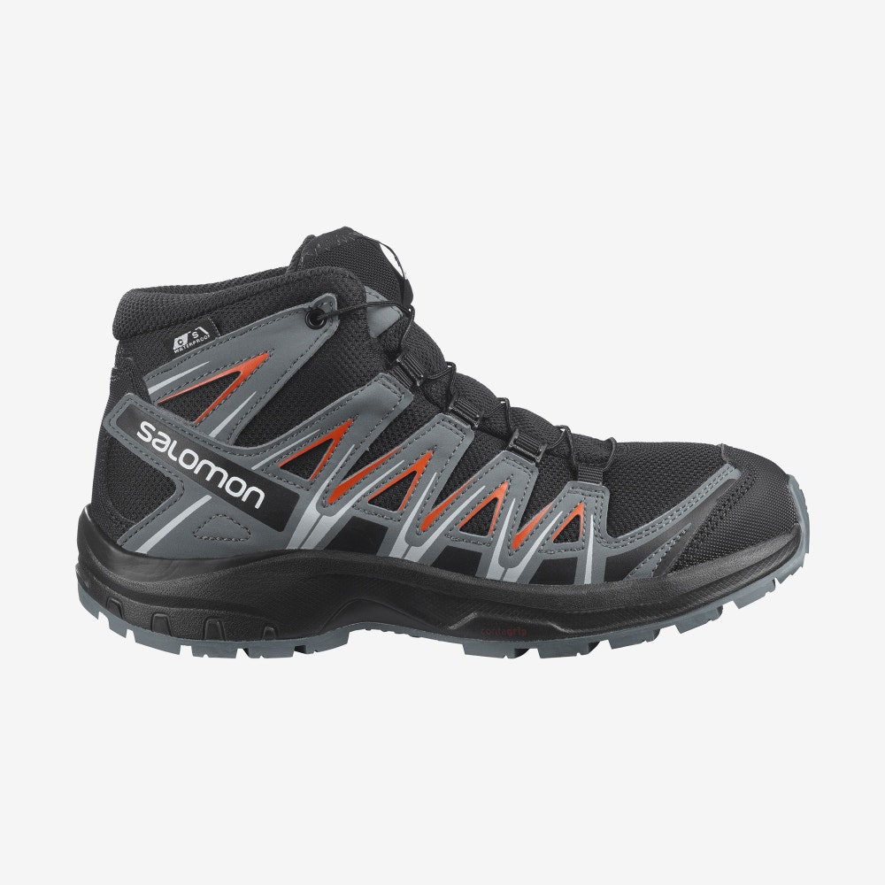 Chaussures SALOMON XA Pro 3D Mid CSWP J black/Gris/Orange