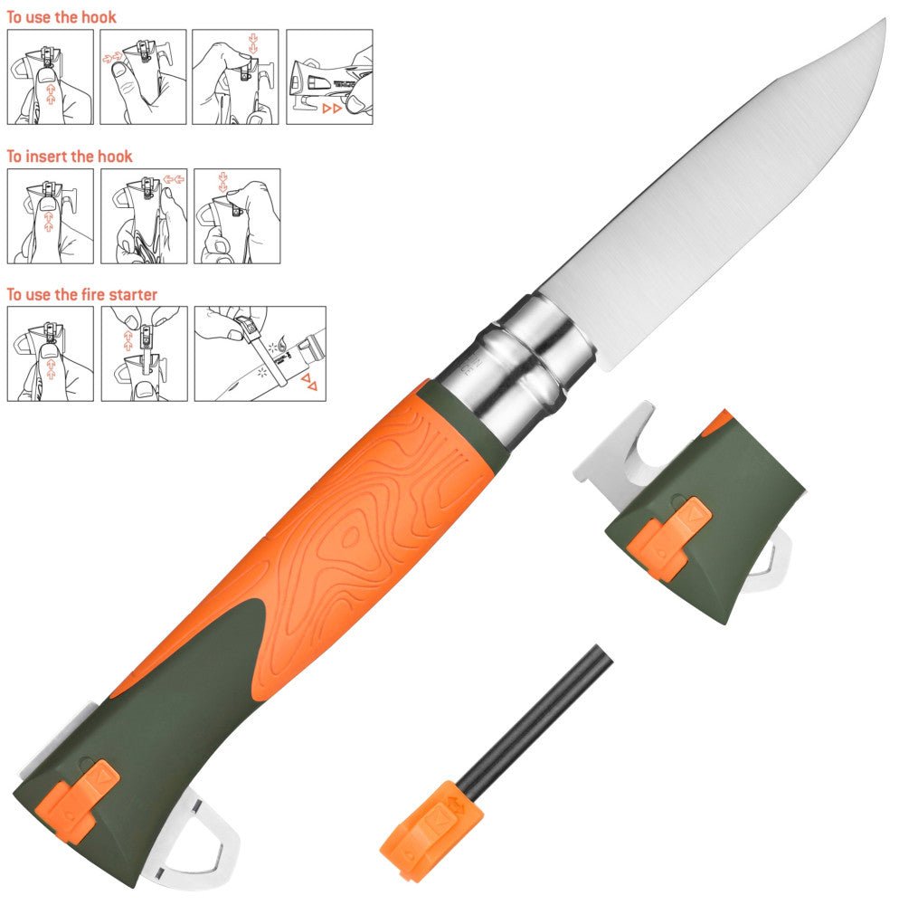 Opinel N°12 Explore (Orange) - verslanature.fr