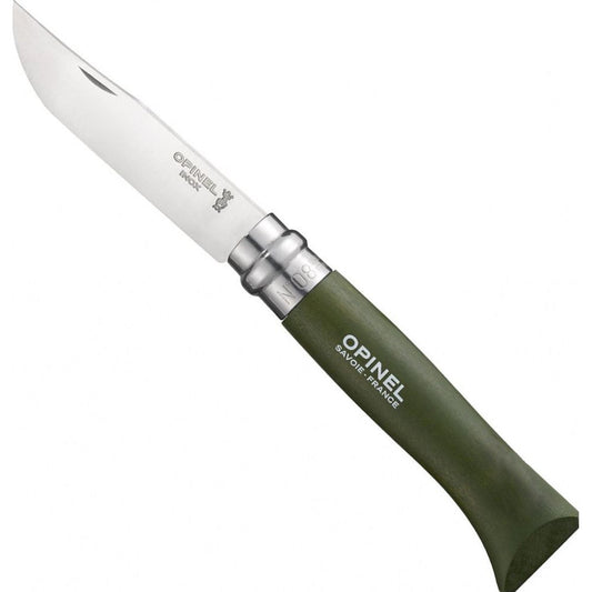 Opinel N°08 Blister с цветной рукояткой (доступно в 3 цветах)