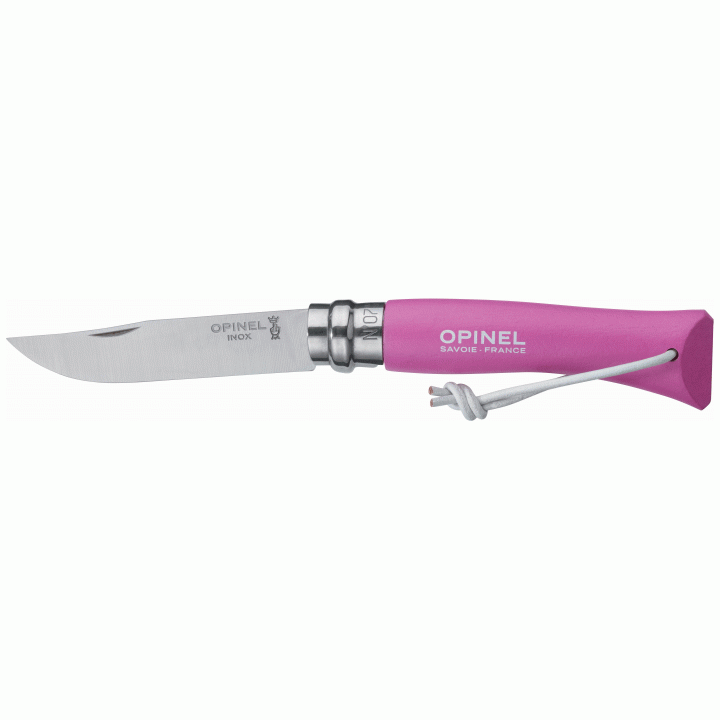 Opinel N°06 с цветной рукояткой и шнурком (доступно в 5 цветах)