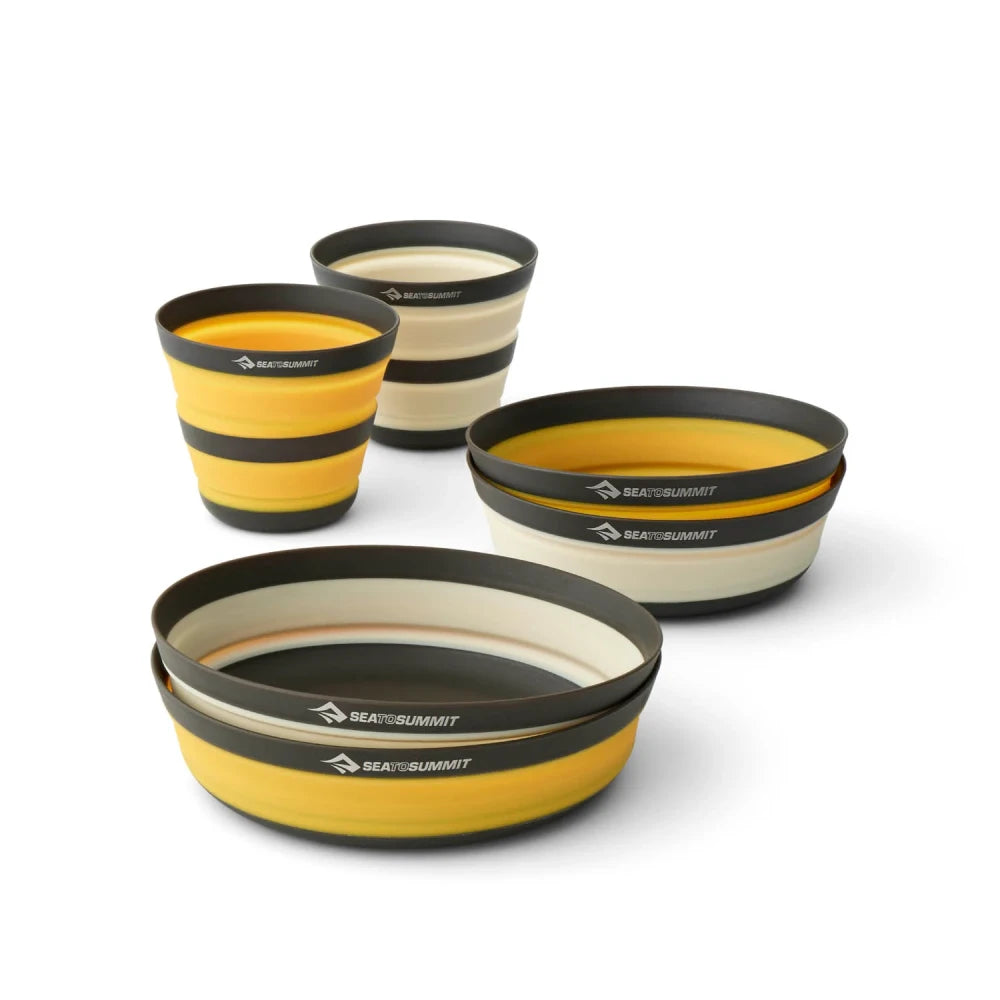 Sea To Summit Frontier Ultralight Collapsible Dinnerware Set - 6pc