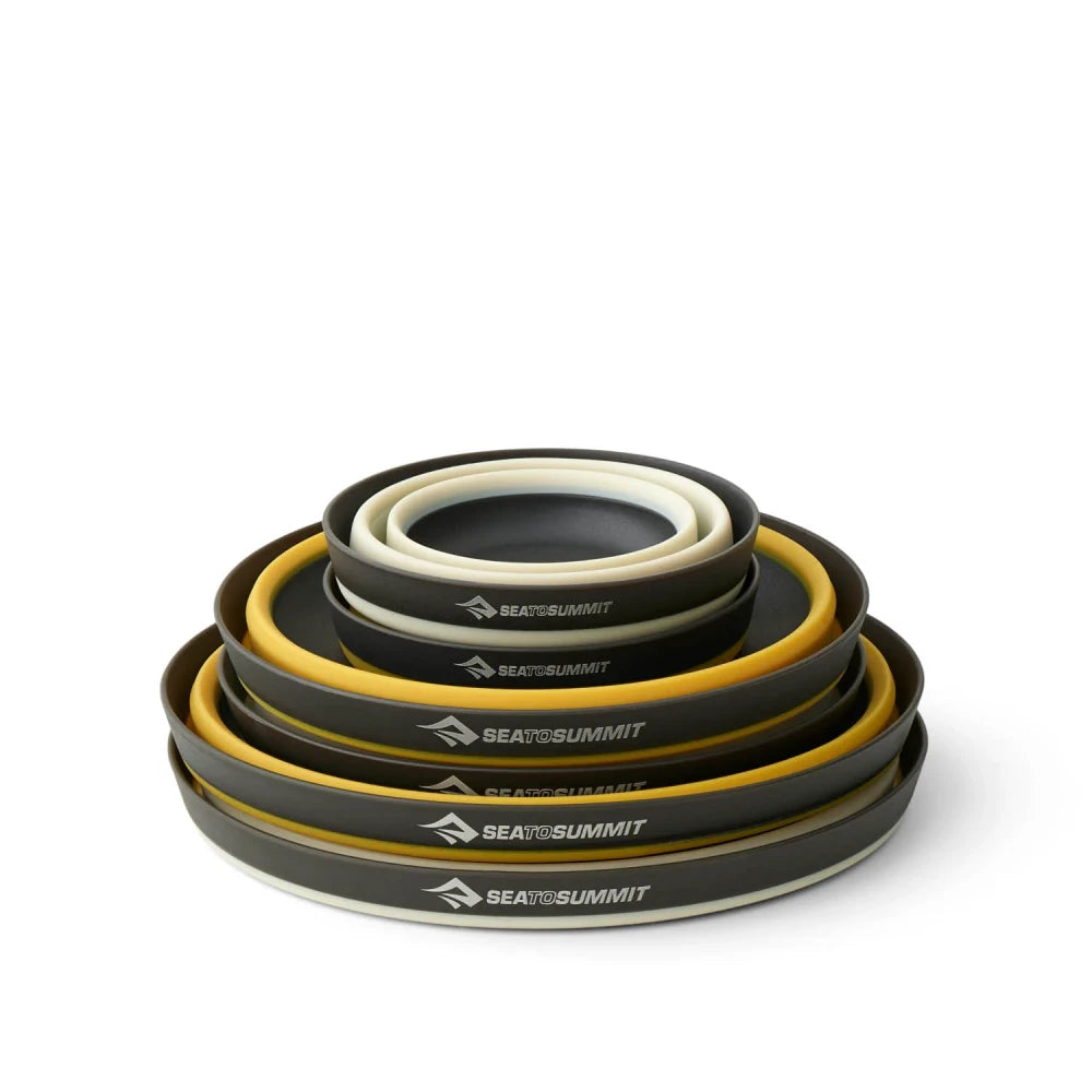 Sea To Summit Frontier Ultralight Collapsible Dinnerware Set - 6pc