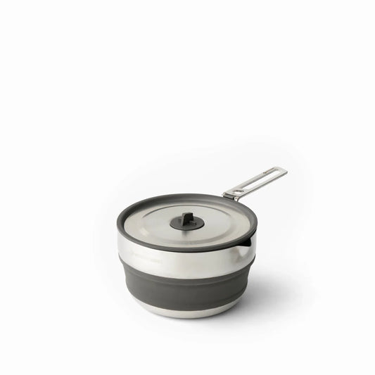 Sea To Summit Detour casserole pliable en acier inoxydable avec bec verseur - 1.8L