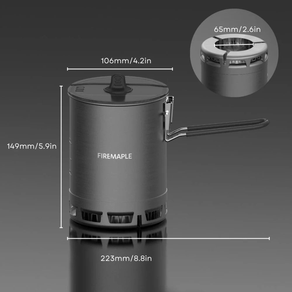 Fire-Maple Petrel casserole ultralégère 600 ml