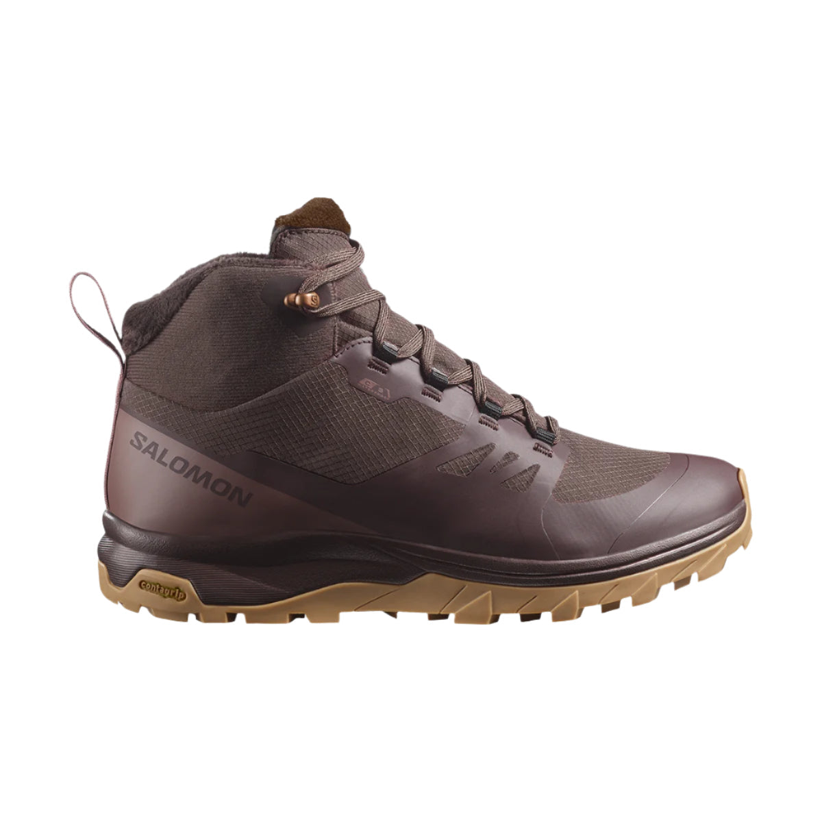 SALOMON shoes Outsnap CS WP W black coffee