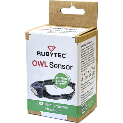 Rubytec lampe frontale Owl Sensor USB rechargeable