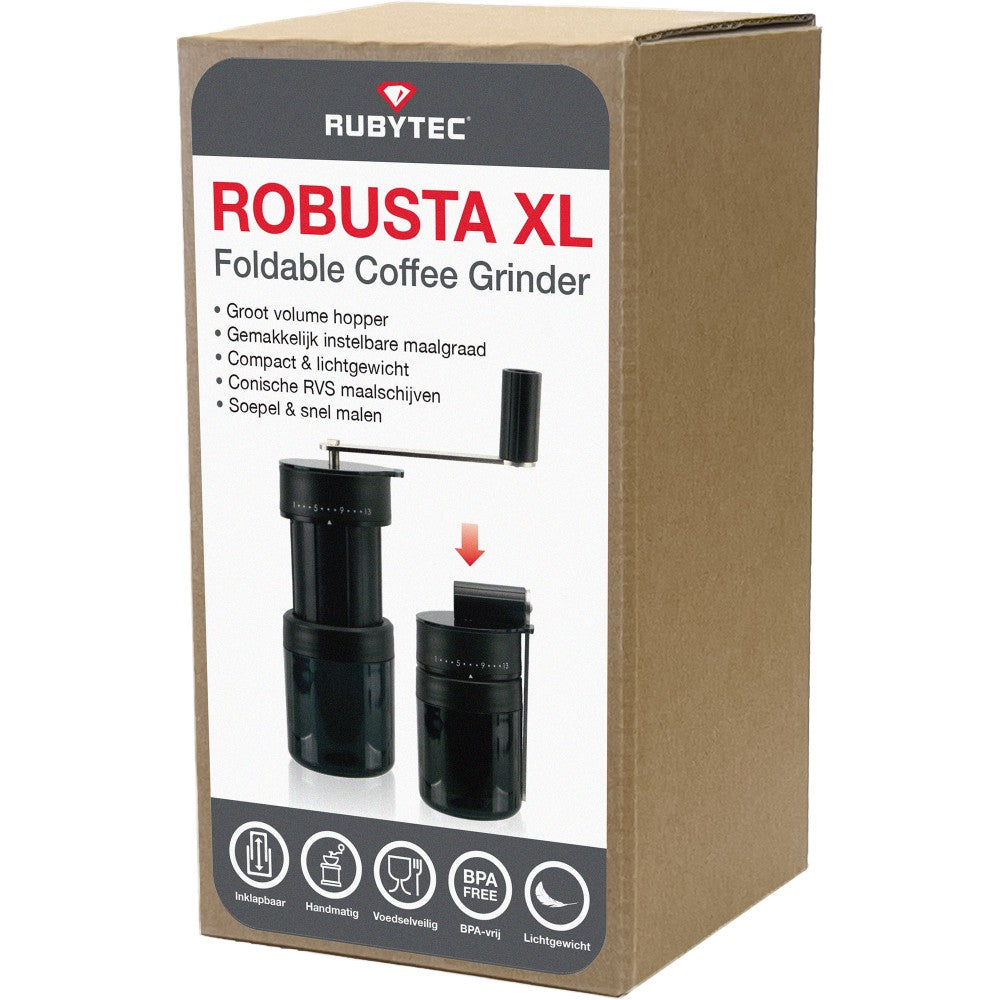 Rubytec Robusta XL Moulin à café pliable