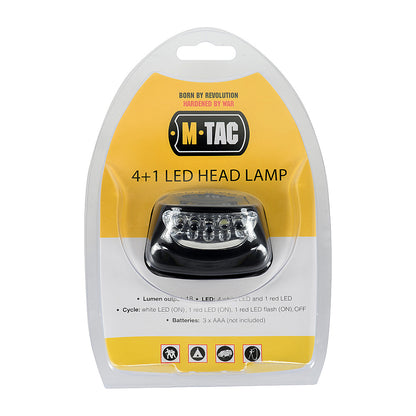 M-Tac 4+1 LED lampe frontale