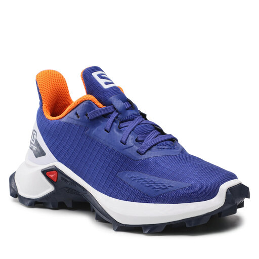 SALOMON shoes Alphacross Blast J blue/white/orange