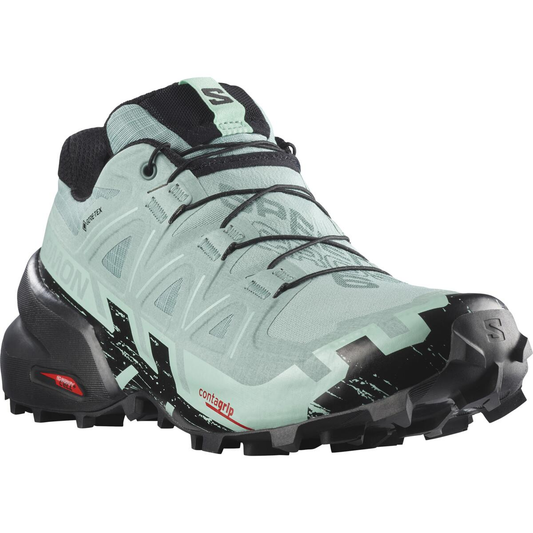 Chaussures SALOMON Speedcross 6 GTX W light green/Noir