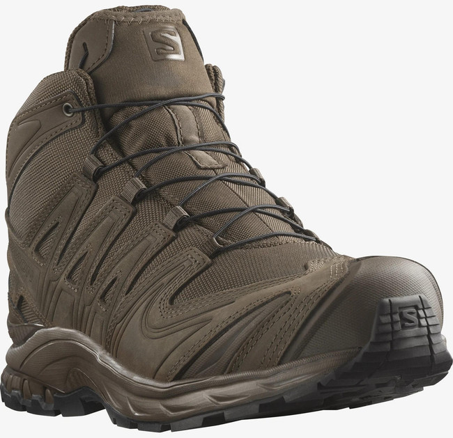 SALOMON tactical shoes XA Forces Mid EN Earth brown