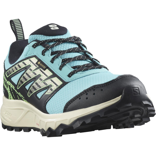 Chaussures SALOMON Wander GTX W blue/Vert/Noir