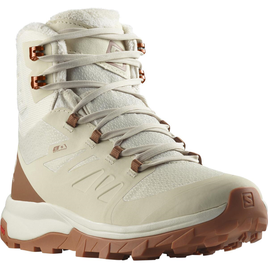 Chaussures SALOMON Outblast TS CS WP W white/Marron