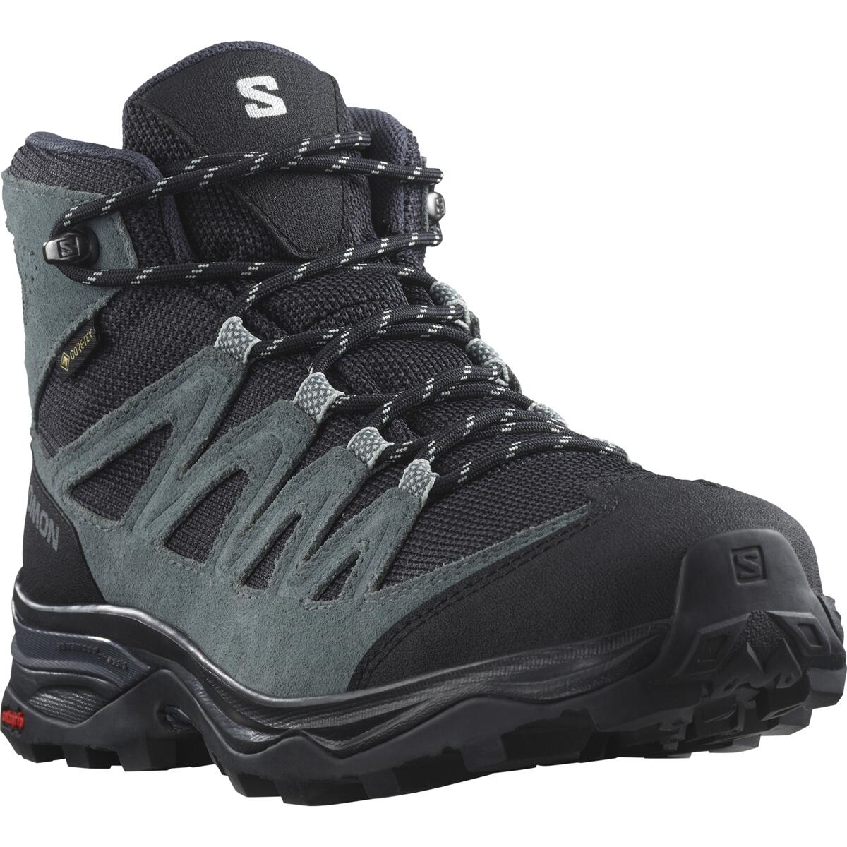SALOMON обувь X Ward Leather Mid GTX W черный/серый