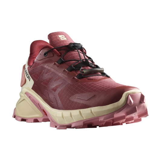 Chaussures SALOMON Supercross 4 GTX W dark red/Beige