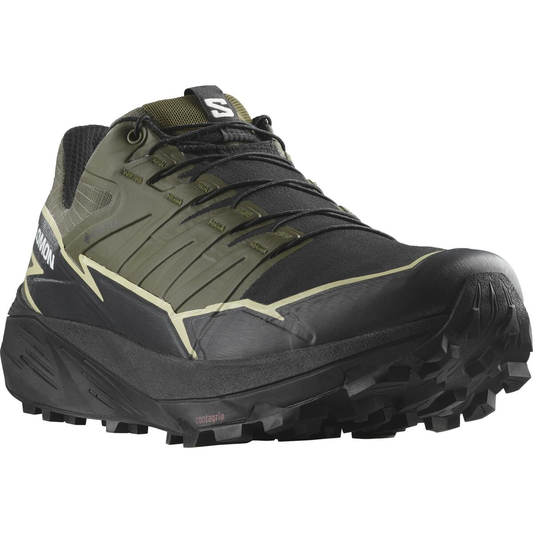 SALOMON shoes Thundercross GTX black/camo green