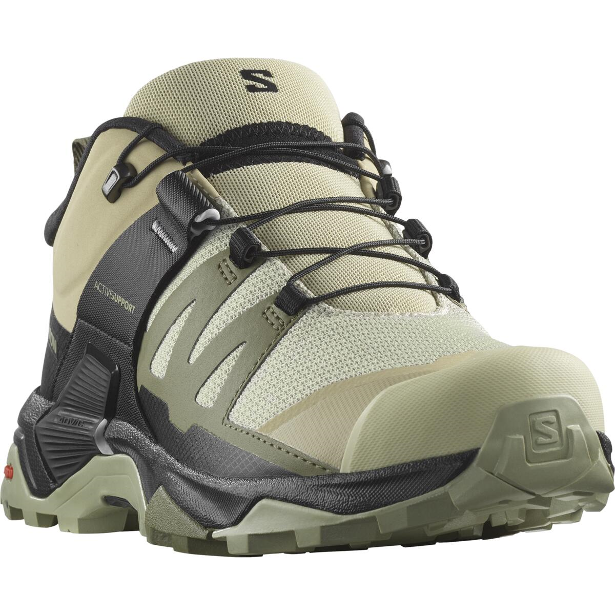 SALOMON shoes X Ultra 4 W grey/green/black