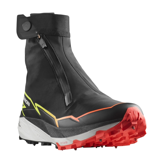 Chaussures SALOMON Winter Cross black/Vert/Orange
