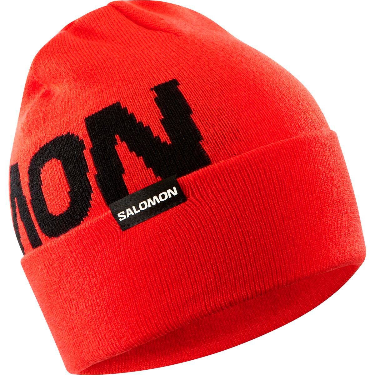 SALOMON Hermitage Beanie deep cherry tomato — Siltās cepures