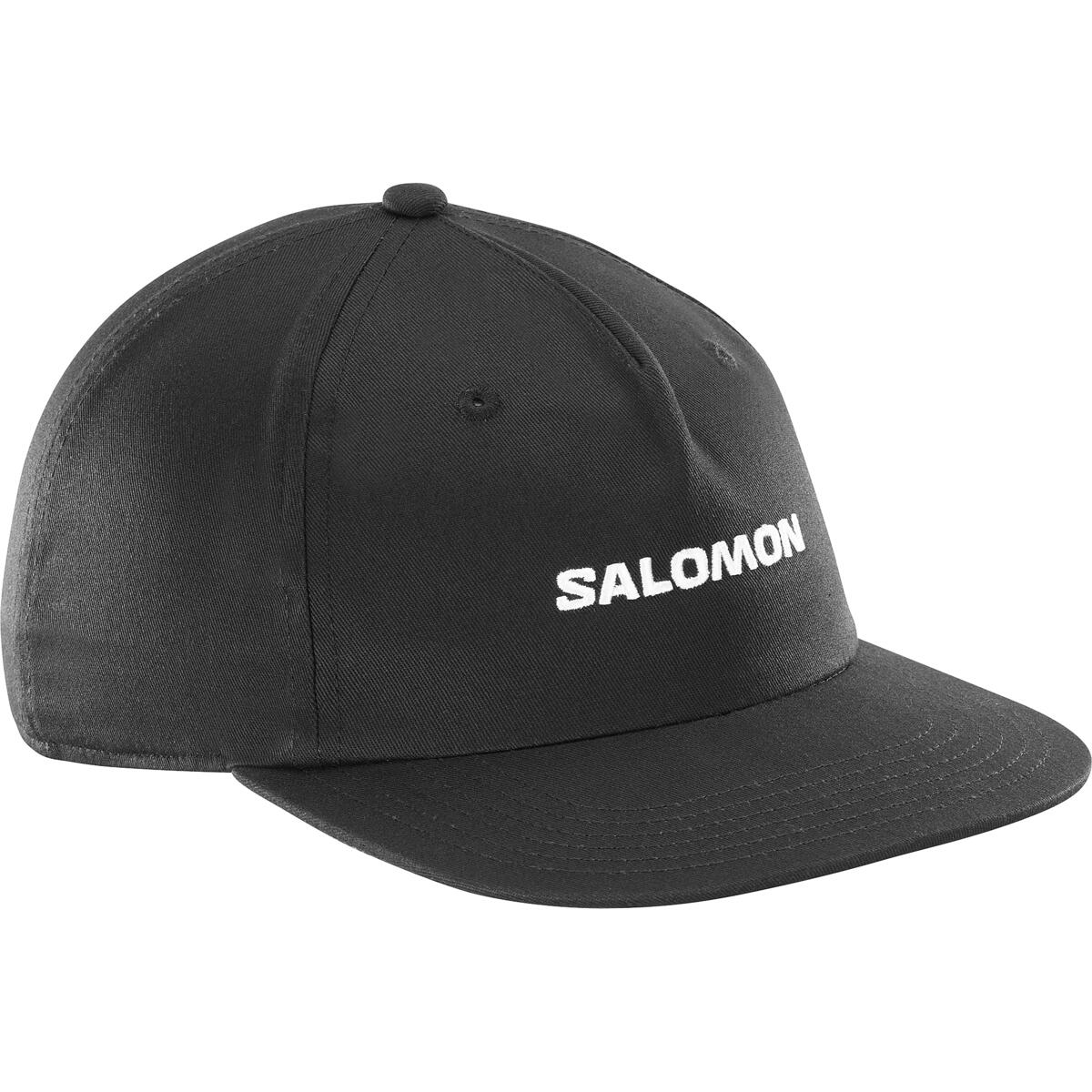 SALOMON cepure ar nagu Logo Flat deep black