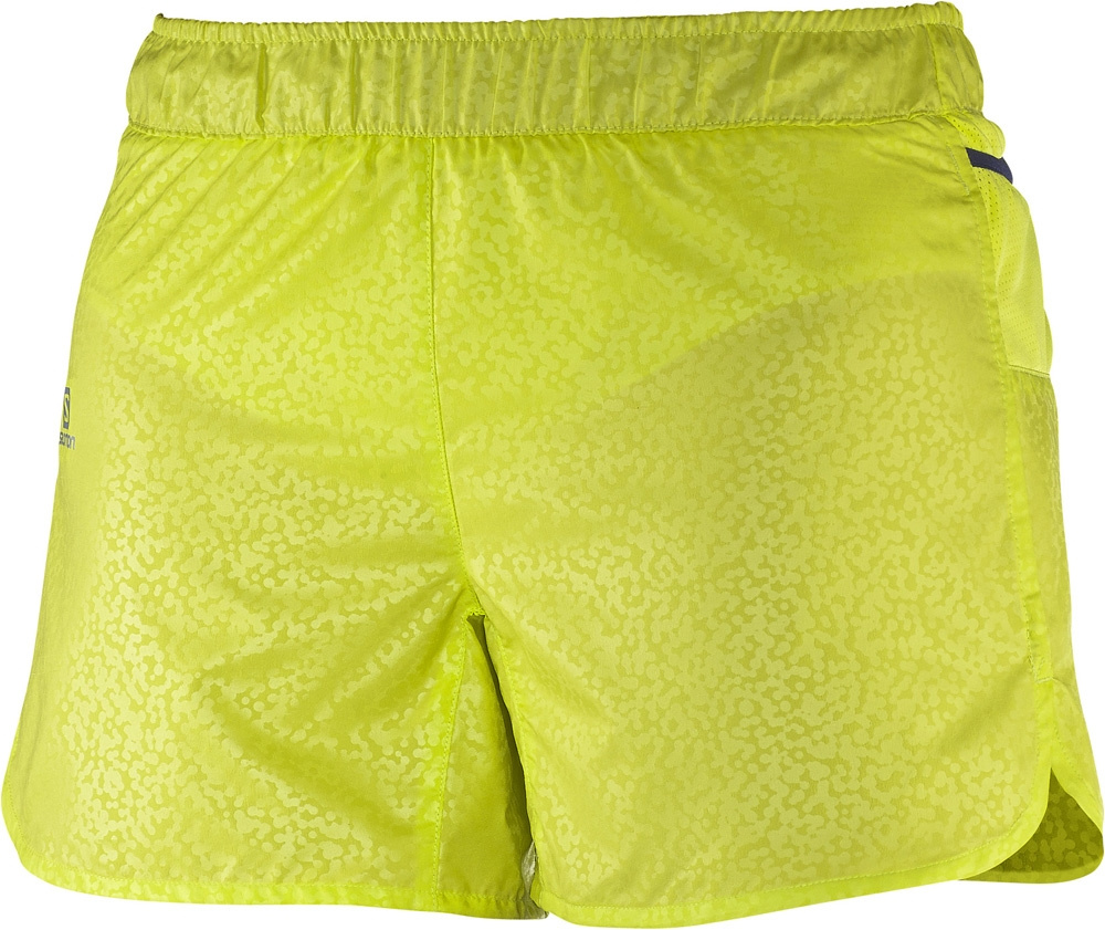 SALOMON Trail Runner Shorts Yellow — Skriešanas apģērbs