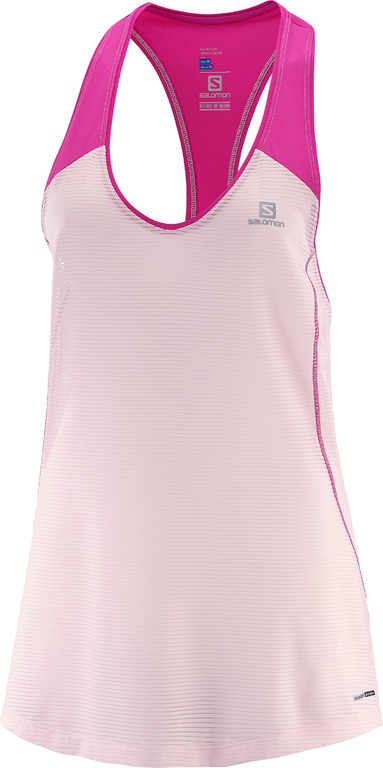 SALOMON krekls bez piedurknēm Elevate Tank Tunic W beige/pink
