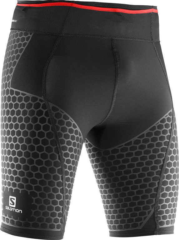 SALOMON šorti Exo Tight black/red