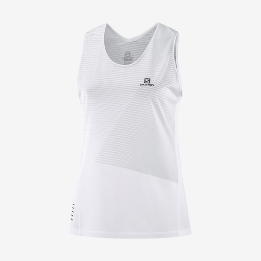 SALOMON krekls bez piedurknēm Sense Tank W white