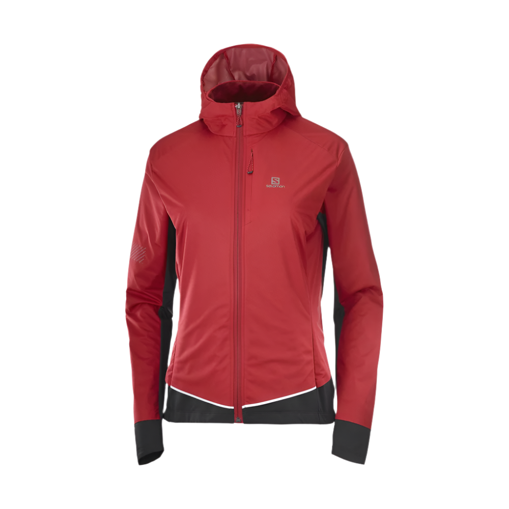 SALOMON distanču slēpošanas jaka W Light Shell red chilli
