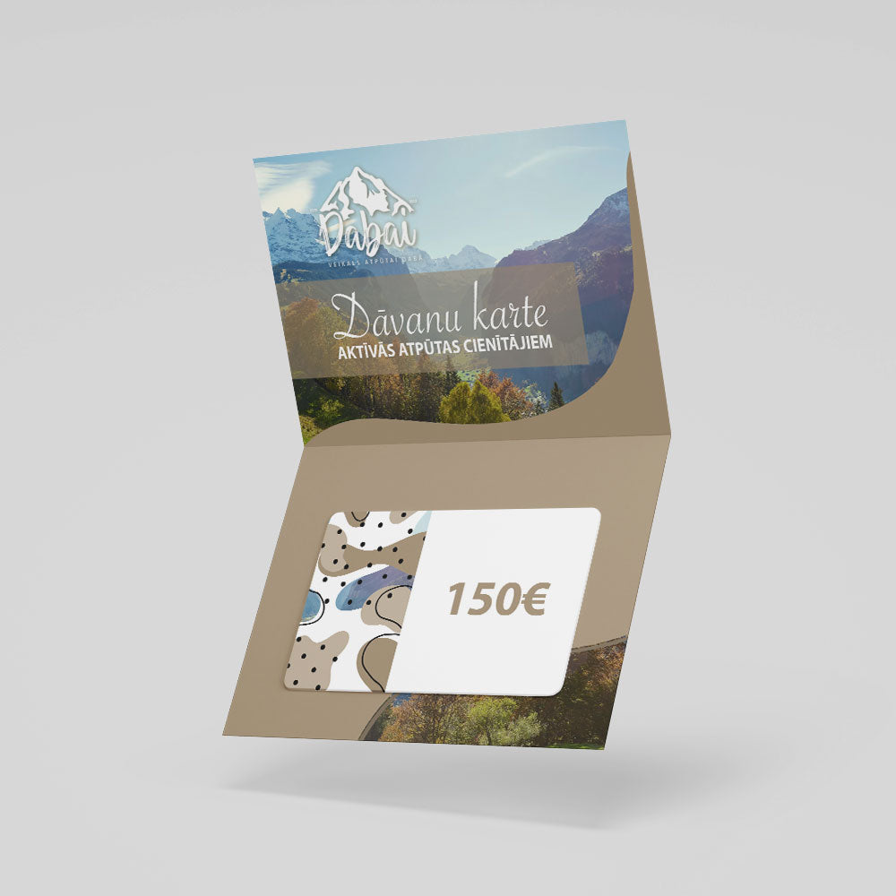Gift card worth 150EUR
