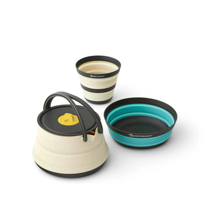 Sea To Summit Frontier Ultralight Collapsible Kettle Cook Set 3pc (One person set)