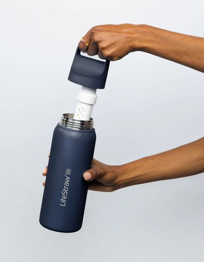 LifeStraw Go 2.0 Стальная бутылка с фильтром для воды 1 л