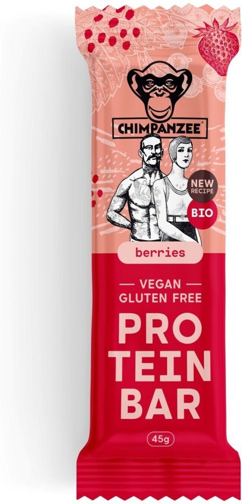 Chimpanzee BIO Protein Bar Berries - dabai.lv