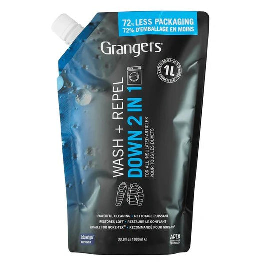 Grangers Wash+Repel Down 2in1 1L pouch - dabai.lv