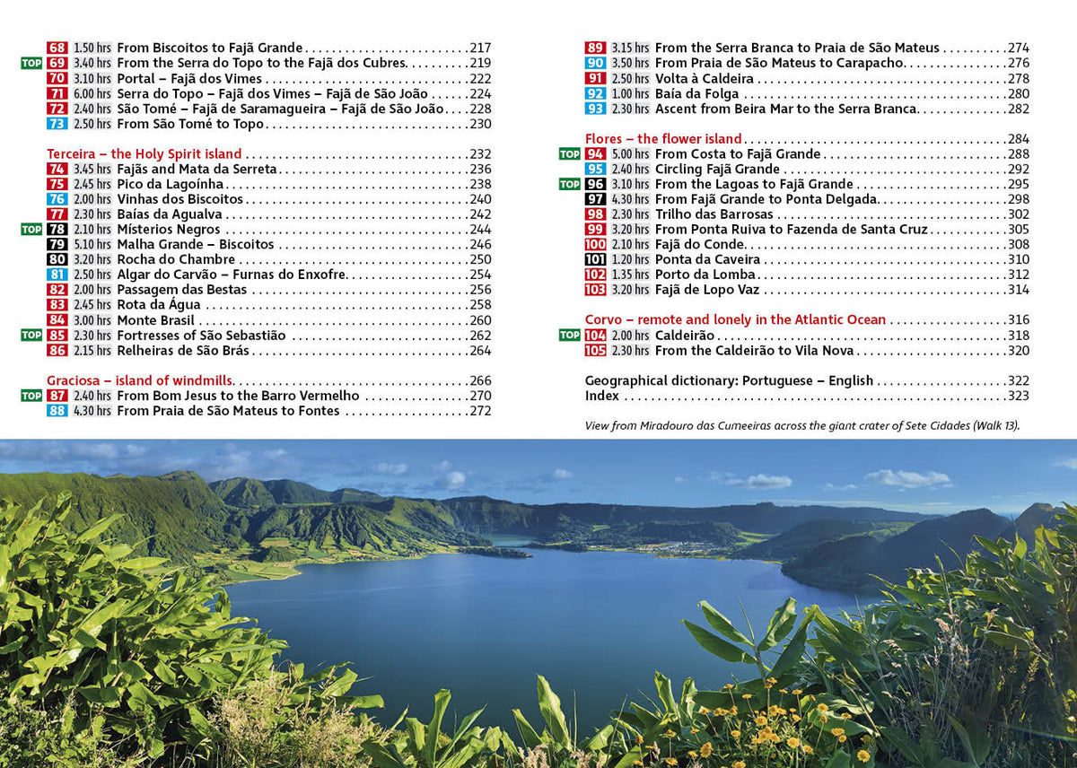 Azores. Путеводитель для пеших прогулок Rother (Eng)