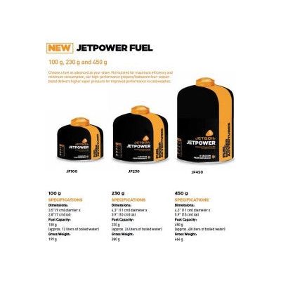 Jetboil Jetpower fuel 230g - verslanature.fr