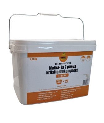 MEKI Freeze-dried hiking or 7-day crisis food kit (with meat) - verslanature.fr