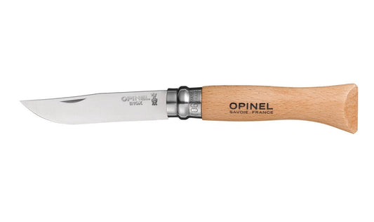 Opinel Blister Stainless Steel Beech (available in various sizes) - DABAI.LV