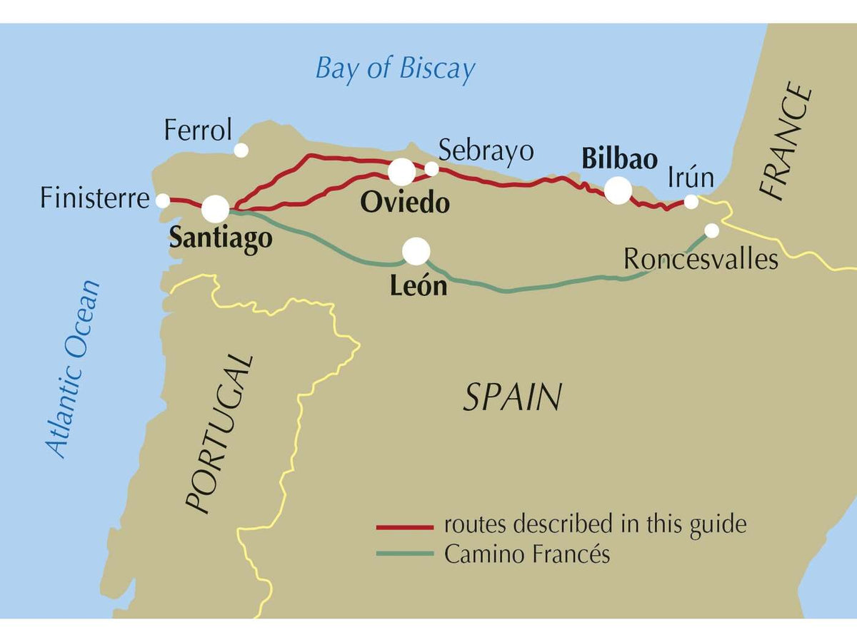The Camino del Norte and Camino Primitivo To Santiago de Compostela and Finisterre from Irun or Oviedo (ENG) - verslanature.fr